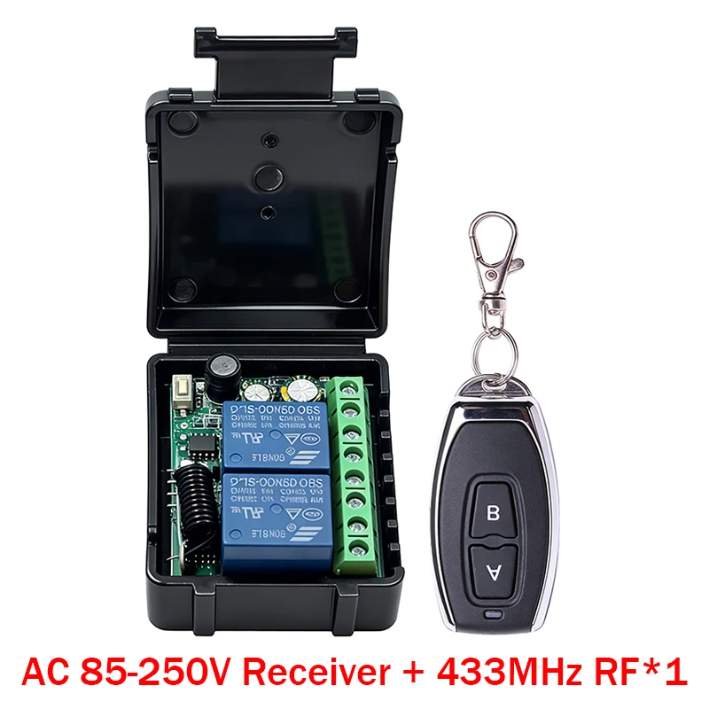 ตัวเลือกสินค้า โมดูลรีโมทคอนโทรล 433MHz สำหรับควบคุมอุปกรณ์ไฟฟ้า