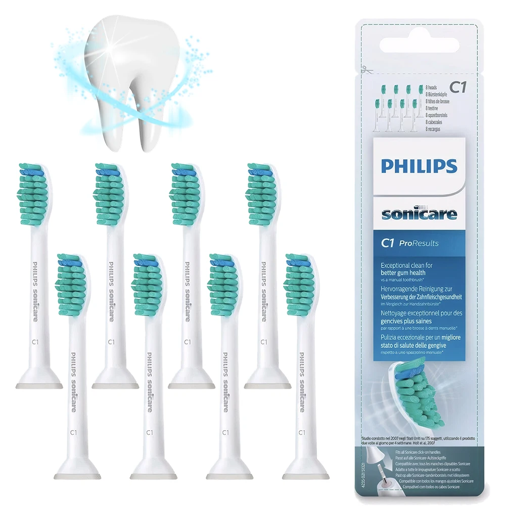 Replacement Toothbrush Heads Toothbrush Head Compatible with PHILIPS Sonicare C1 Pro Results Plaque Defence Electric Toothbrush