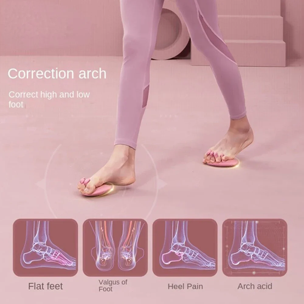 Yoga Fitness Foot Arch Trainer Leg Toes Sole Correction Leg Muscle Exerciser Buttocks Portable Strength Training for Men & Women