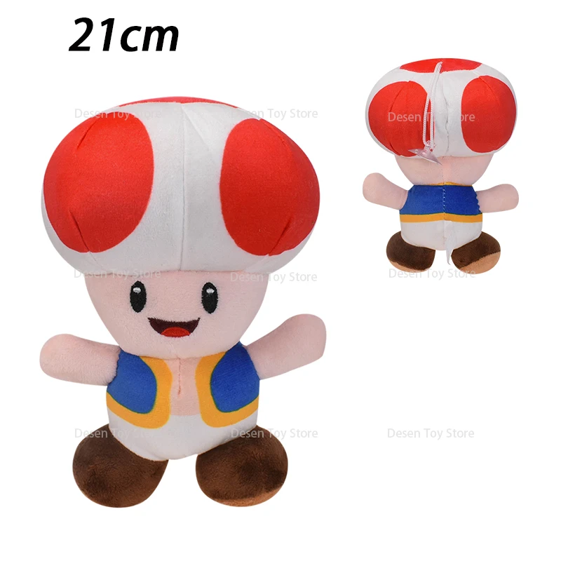 New Mario Bros Plush Toys Blue Toad Green Toad Red Toad Stuffed Toys Anime  Doll Plushie Baby Birthday Christmas Gifts - AliExpress