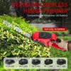 2 IN 1 Hedge Trimmer Cordless For Milwaukee 18V Battery Electric Grass Shears Handheld Shrub Trimmer Bush Trimmer (No Battery) 3