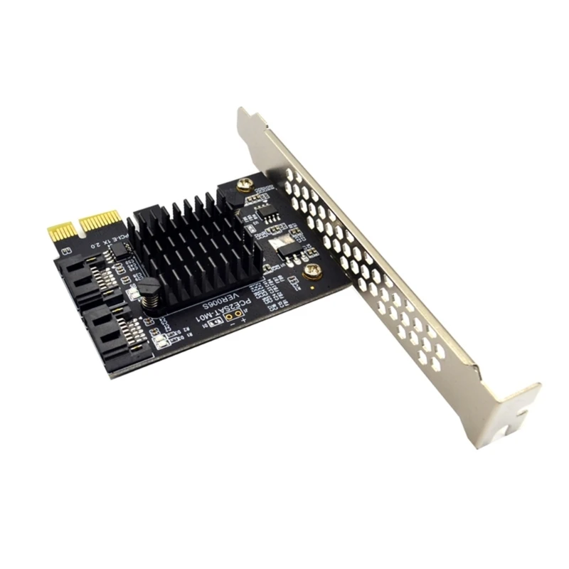 PCIE-SATA 확장 카드 ASM1061 칩 PCI X1-2 포트 6Gb 어댑터 컨트롤러 PCI-E 카드 Dropship