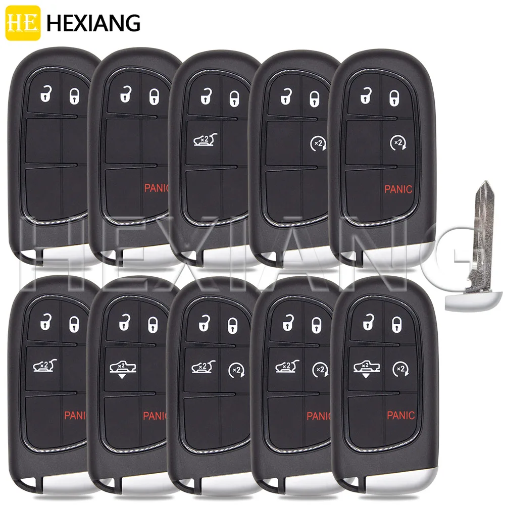 HE 2/3/4/5 Button Replacment Car Remote Key Shell Housing Cover For Jeep Cherokee Dodge Ram Pickup 1500 2500 3500 2014-key case car key shell car remote key car key key shell