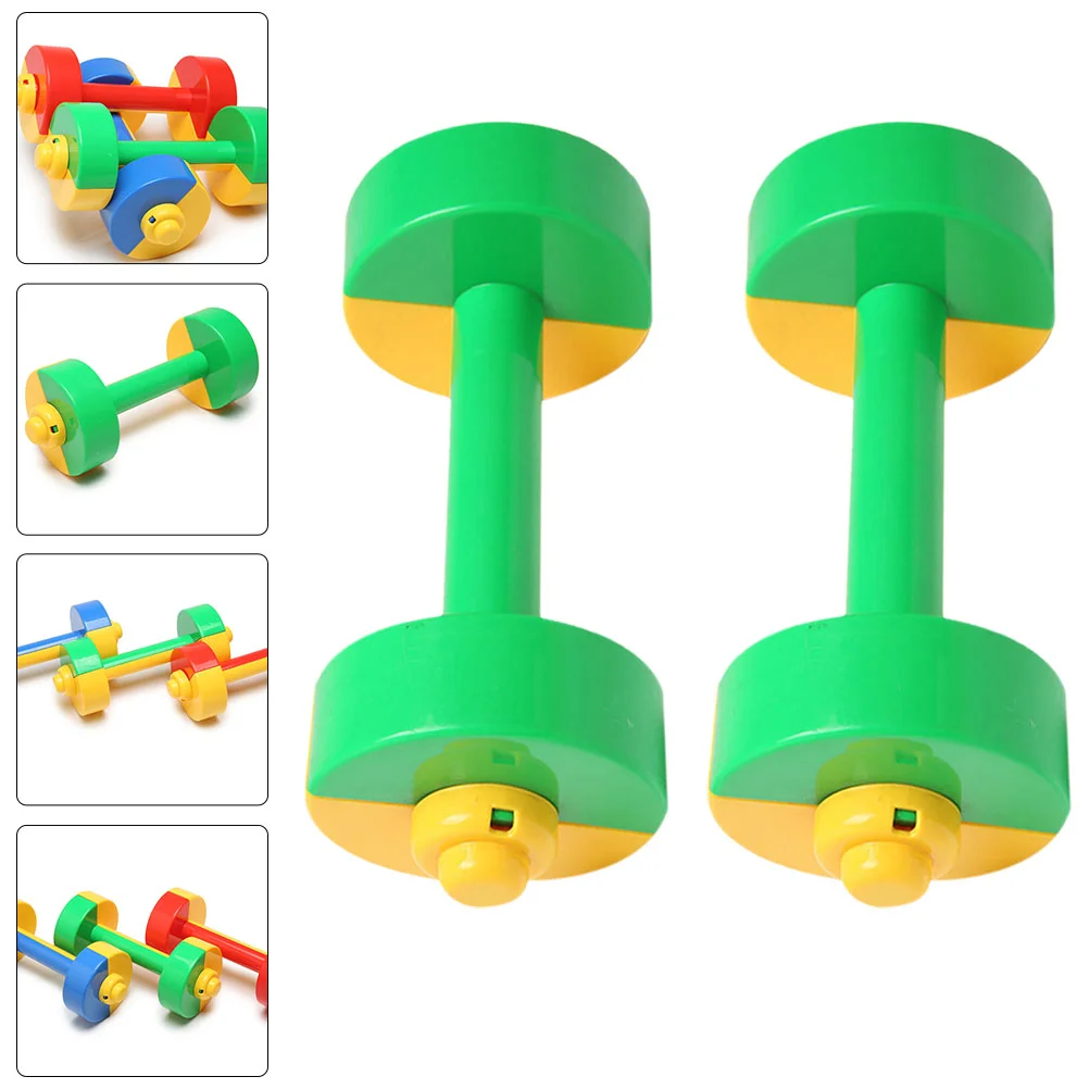 

Children's Dumbbell Plastic Dumbbells Small Toddler Toys Gym Equipment Puzzle Exercise