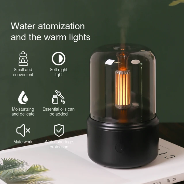 ARVOSTO Portable Mini Aroma Diffuser with Essential Oil Night Light