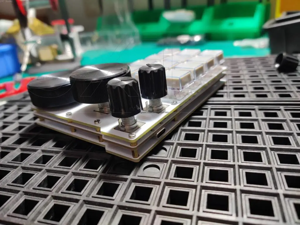 하이 퀄리티 작은 키보드용 네 개의 노브 디자이너 드로잉, 편집, 포토샵 편집, 맞춤형 DIY 커스터마이징, CXT12E4