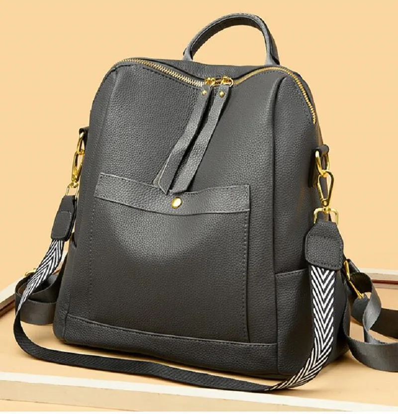 Рисунок 2 - Женский вместительный рюкзак из мягкой кожи