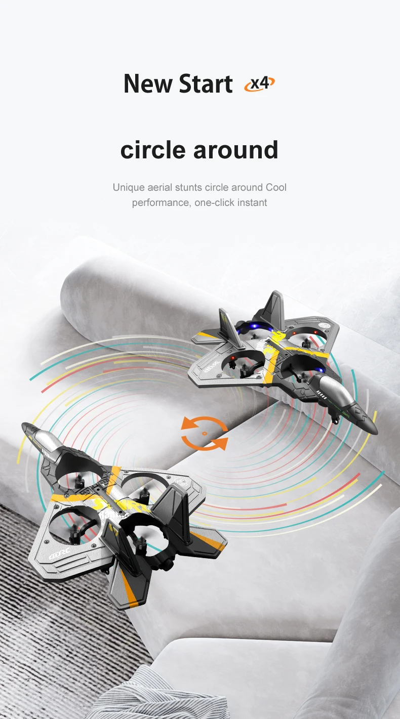 4drc V17 Remote Controlled Rc Glider Fighter Plane For Beginners_voghion.com