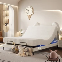 Lit esthétique électrique Double cadre chambre multifonctionnel lit Double salon rangement Muebles Para El Hogar accessoires de maison 3