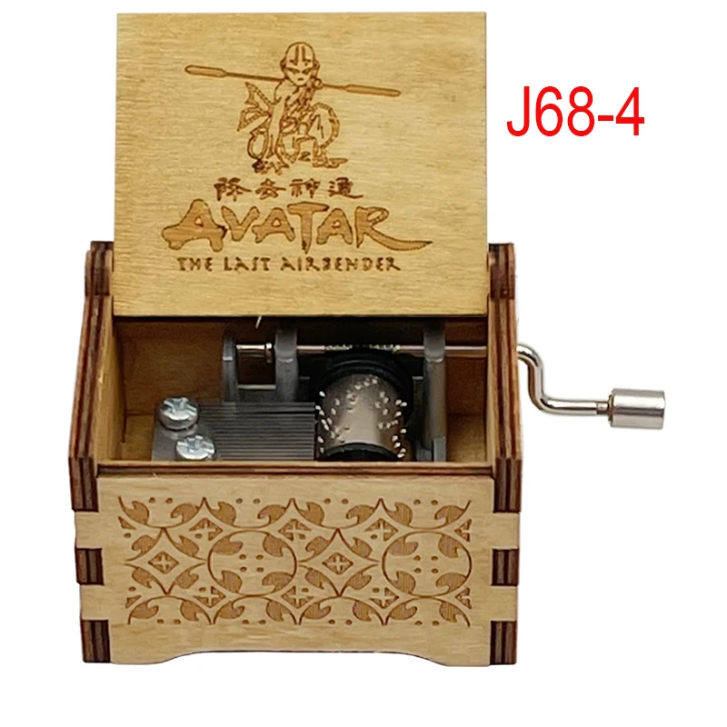 Music Box Wooden Carved 18 note Music Boxes Gifts for Anime Fans Girlfriend Boyfriend Christmas New Year Birthday