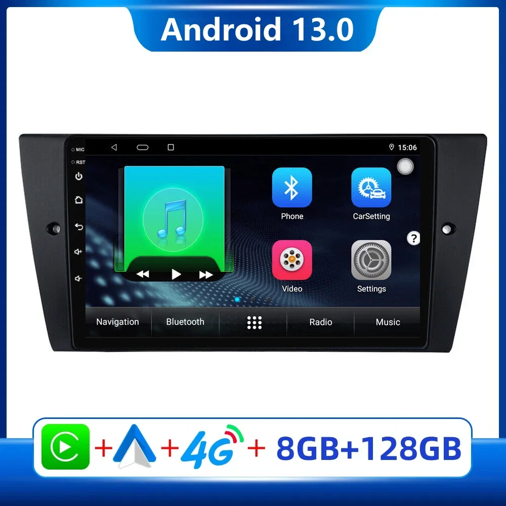

Автомобильный мультимедийный плеер на Android 13 DSP для BMW 3-Series E90 E91 E92 E93 2005 - 2011 GPS-навигация DSP 4G без 2din DVD
