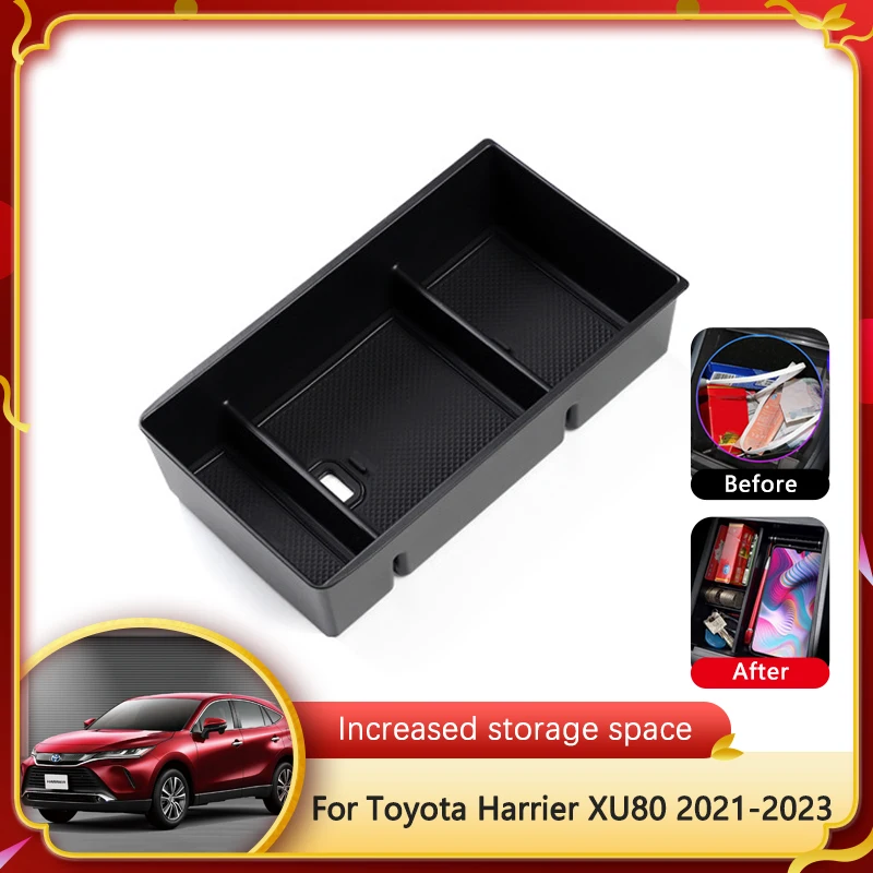 

Car Center Console Btorage Armrest Box for Toyota Harrier XU80 2021 2022 2023 Car Seat Storage Armrest Box Organizer Accessories