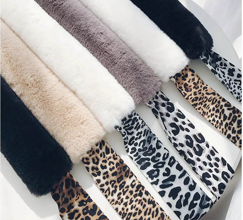 2022 New Leopard Printed Silk Scarf Women Scarf Warm Soft Cashmere Thicken Shawls Scarves for Women Scarves Women Ring Present