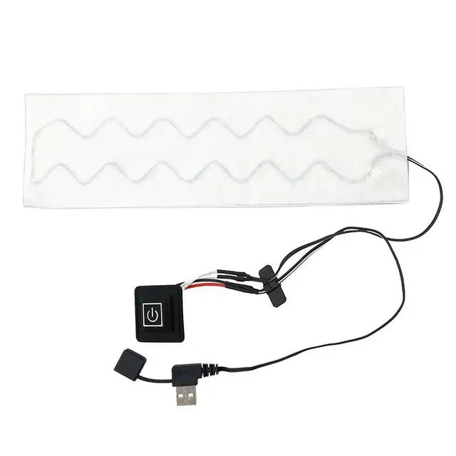 Fűtőpad Usb Töltésű Ruhák 5V Nyaki Tekercselés Derék Hasi Párna Melegebb Fűtőberendezés 3 Hőmérsékleten Állítható - Image 3