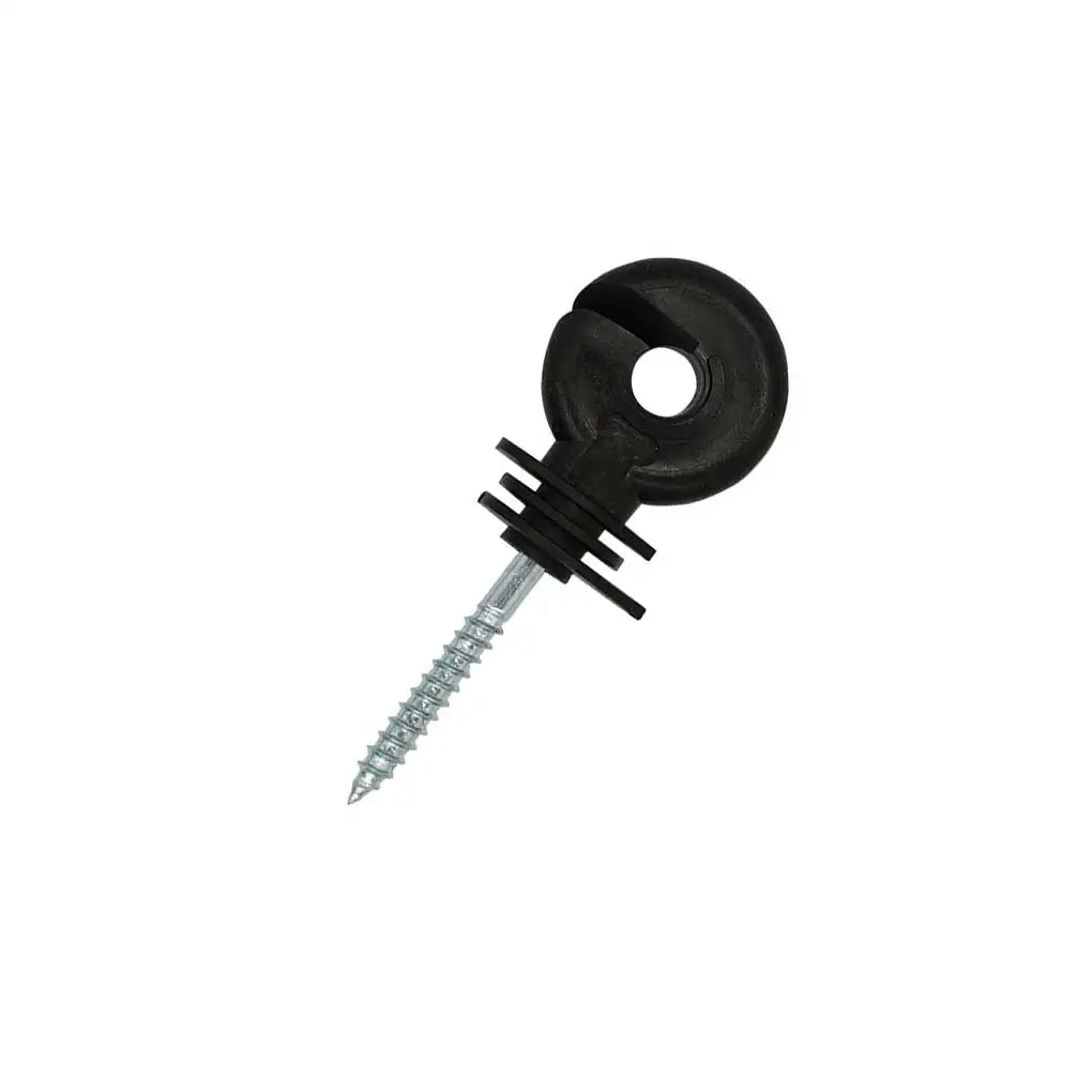 

Carbon Steel Ring Insulators Lightweight Electric Fence Rings Hard Wire Insulators Insulating Nail Timber Electric Fence