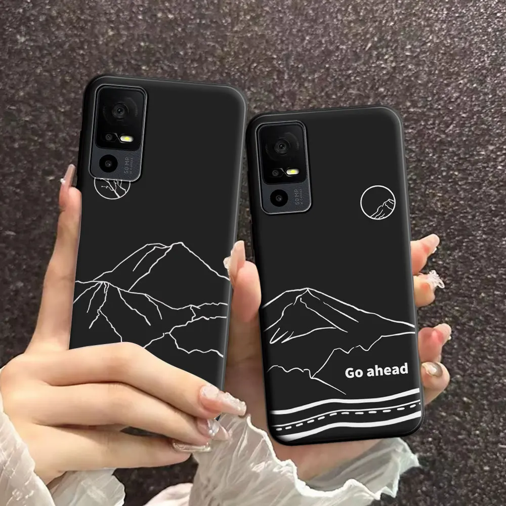 Floral Soft Silicone TPU Phone Case - Cool Back Cover