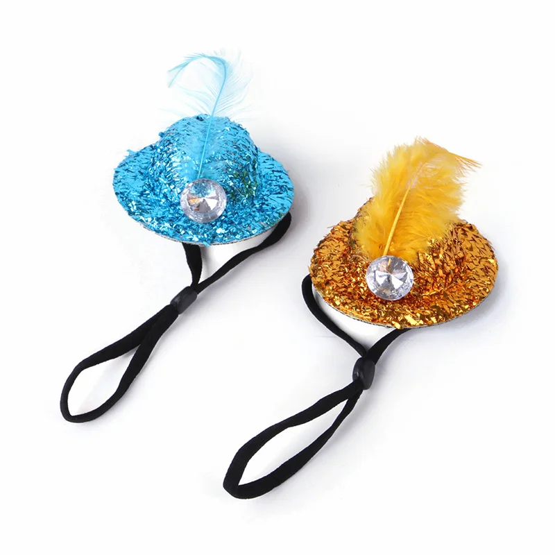 Pet Hat For Hamster Rat Guinea Pig Adjustable Small Animals Hats Pets Accessories Party Costume Caps pet headgear hamster supplies