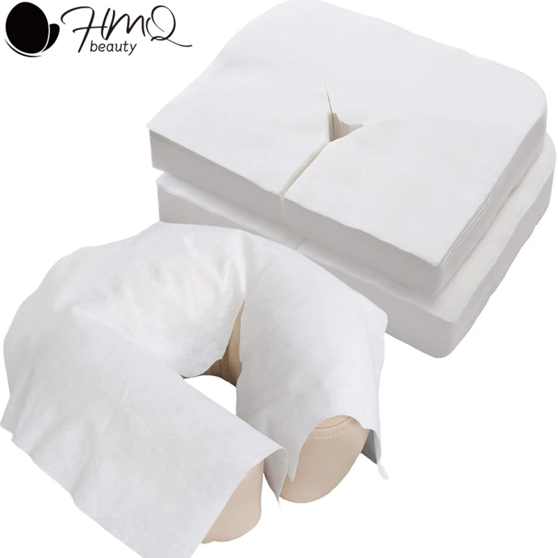 Disposable Headrest Covers For Spa And Massage Salon Soft Paper_voghion.com