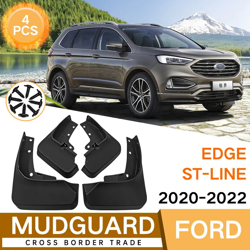 

Mud Flaps For Ford Edge ST-Line 2020-2022 MudFlaps Front Rear Fender Car Accessories