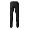 European and American Fashion Jeans 8520 High Street Fashion Brand Street Torn Patch Jeans Slim Stretch Jeans for Men 3