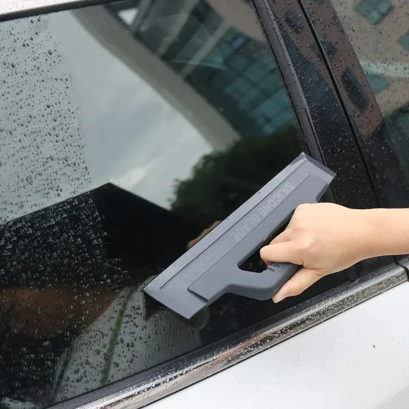 Silicone Handy Squeegee Non-Scratch Car Wrap Tools Water Window Wiper Drying Blade Clean Scraping Film Scraper Accessories