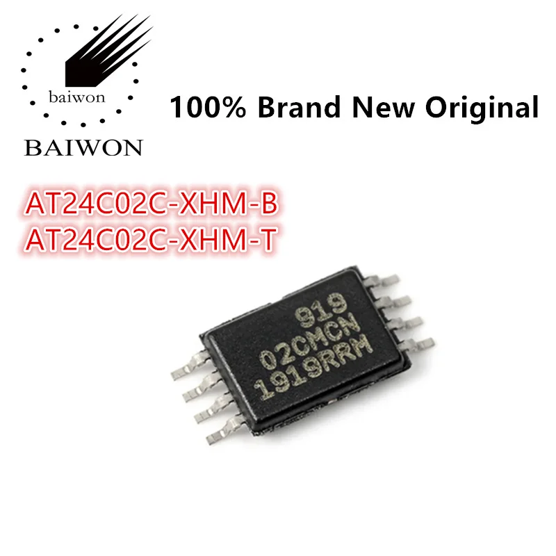 

100%New Original AT24C02C-XHM Series AT24C02C-XHM-B AT24C02C-XHM-T EEPROM Memory IC Chip