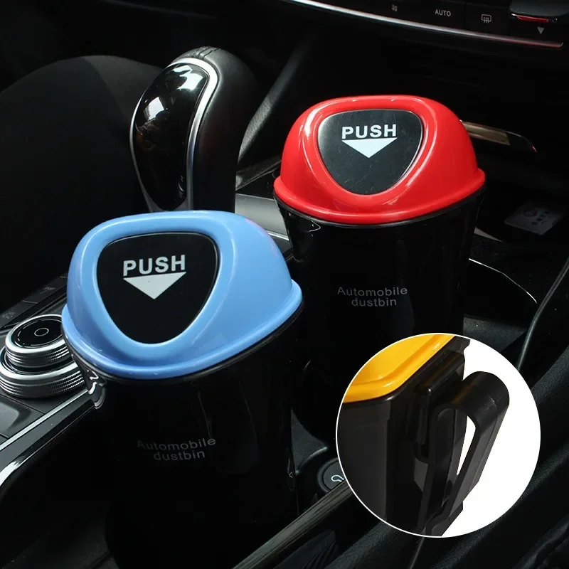 Auto Door Seat Back Visor Trash Bin Auto Organizer Storage Box Car Trash Can Garbage Rubbish Holder car trash can