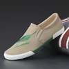 New Spring Men's Shoes Korean Embroidered Trendy Men's One Step Canvas Casual Cloth Shoes Fashion Board Shoes Sneakers for Men 4
