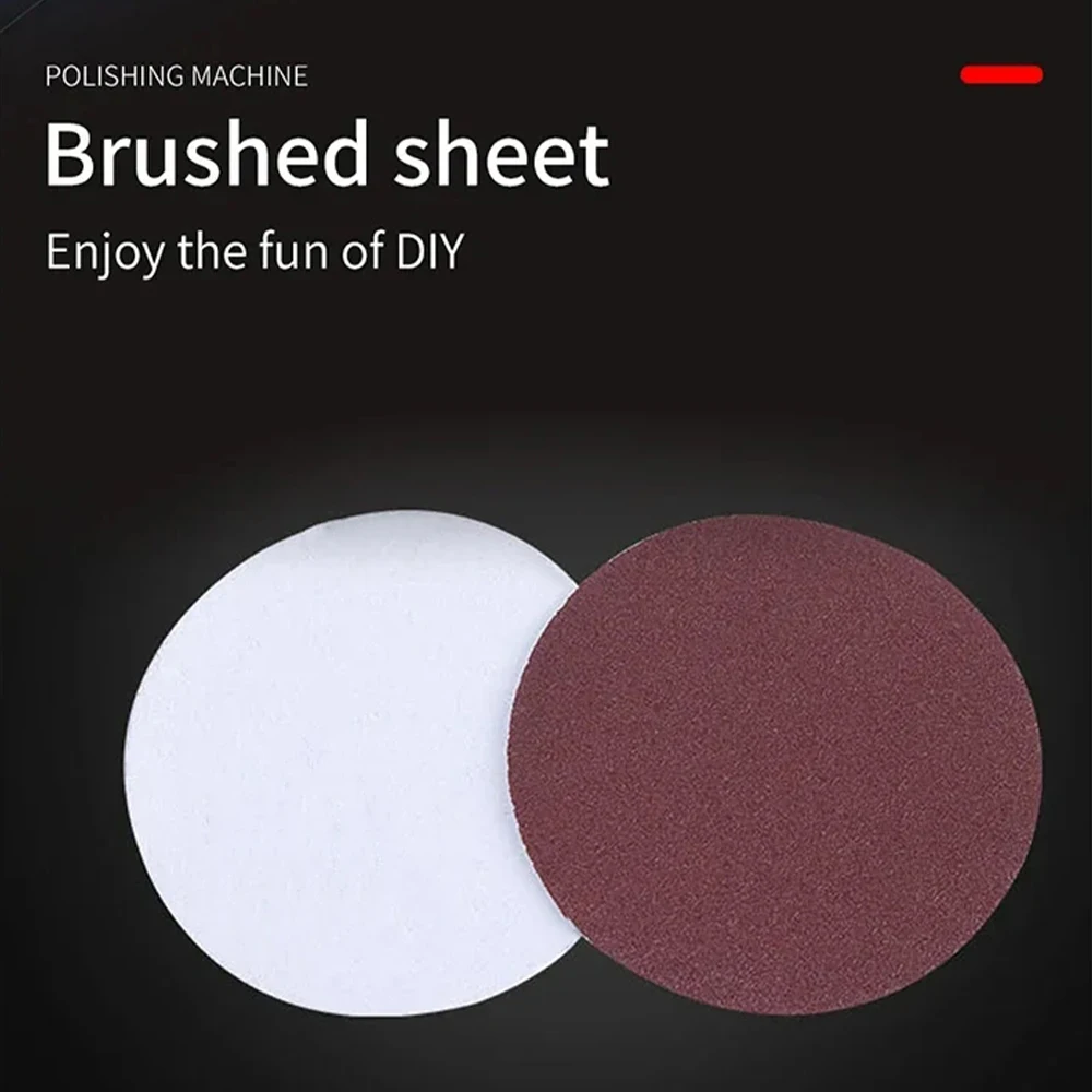 Mini Polisher Machine Sander with Sandpaper Pads Mini Sander DIY Benchtop Electric Polisher
