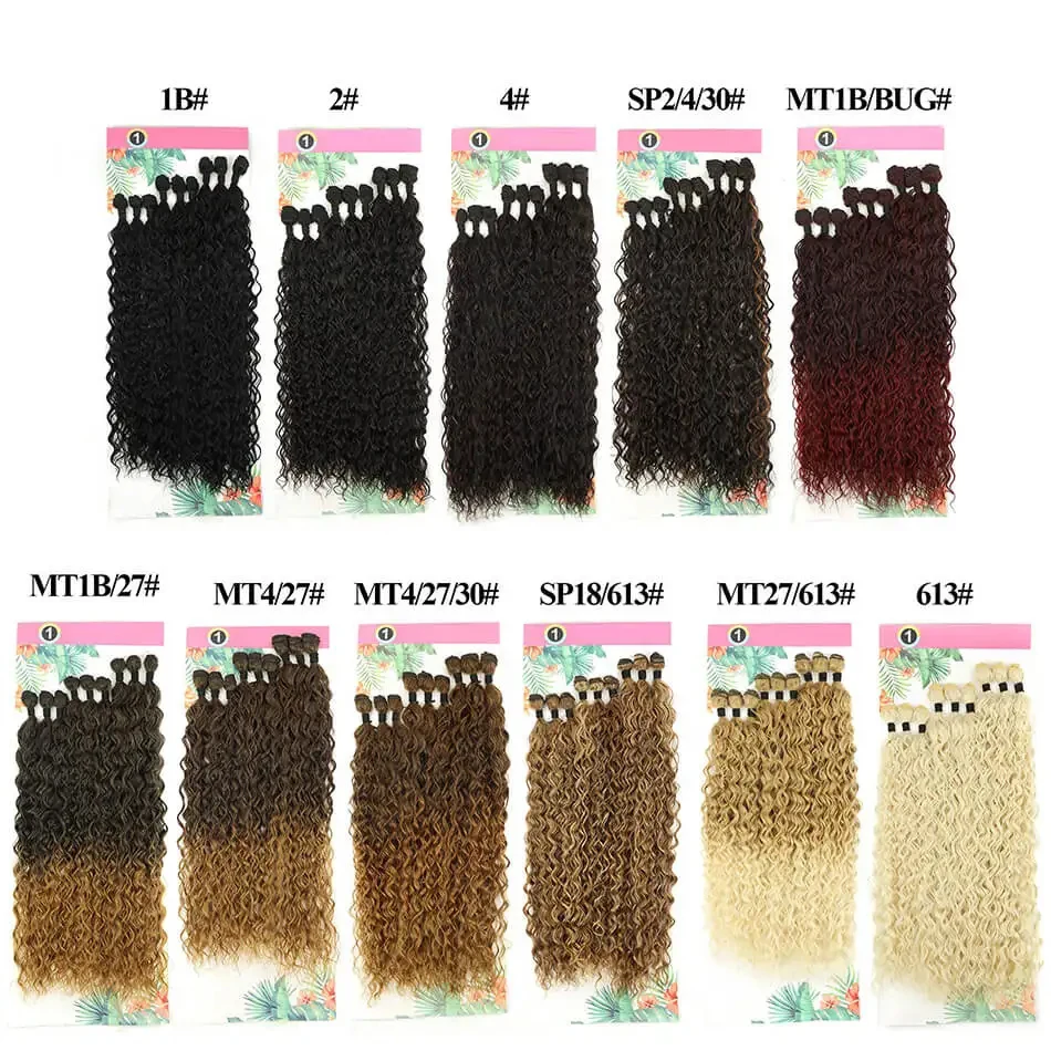 Synthetic Hair Bundles Curly Hair Extensions for Women 9PCS/Set Long Weave Heat Resistant Fibers Weaving For Woman hair extensions