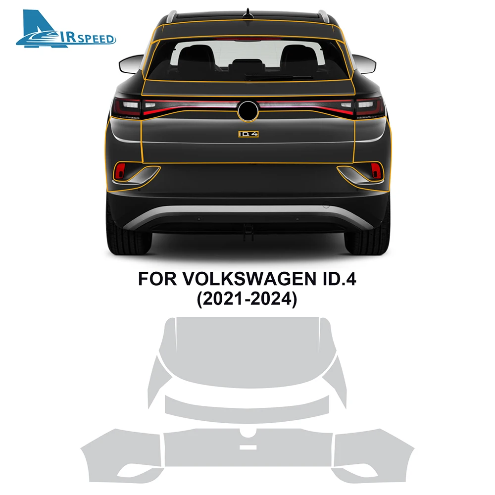 Pellicola Protettiva TPU Invisibile per Volkswagen ID 4 2021-2024, Strato Protettivo Antigraffio, Accessori per Modifica Auto - Image 5