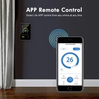 Minco เทอร์โมสตัท WiFi อัจฉริยะสำหรับทำความร้อนใต้พื้นด้วยตัวควบคุม Tuya 100 ~ 250V AC 50/60Hz 16A 3A สำหรับทำงานกับ soporte Alexa 5