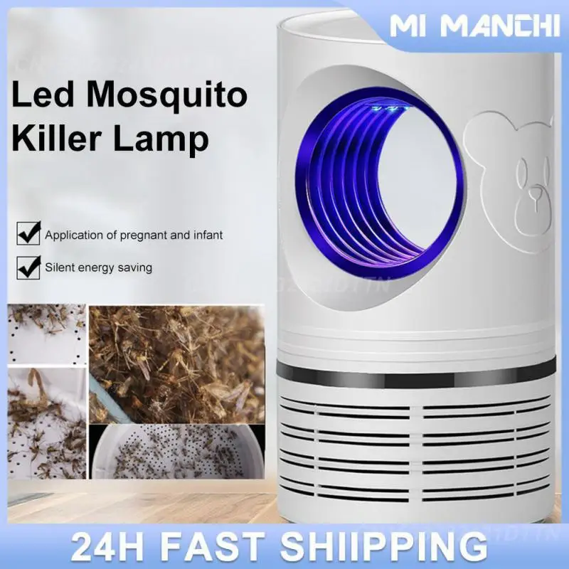 Lampada Uv Mosquito Killer Lampada Portatile Fotocatalizzatore Alimentata Tramite Usb Lampada Per Zanzare Lampada Per Zanzare A Led 360 ° Mosquito Min