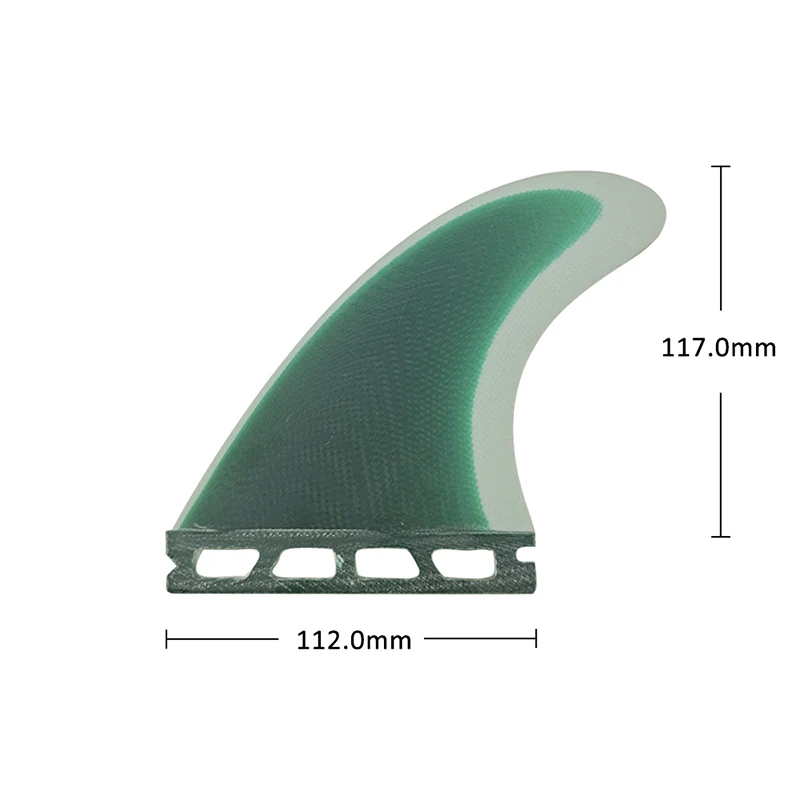 UPSURF-FUTURE Keel G5 Twin Fins Surfboard Fins, High Performance Fiberglass Core, Surf Fins Quilhas Single Tabs, M Twin Fin Set