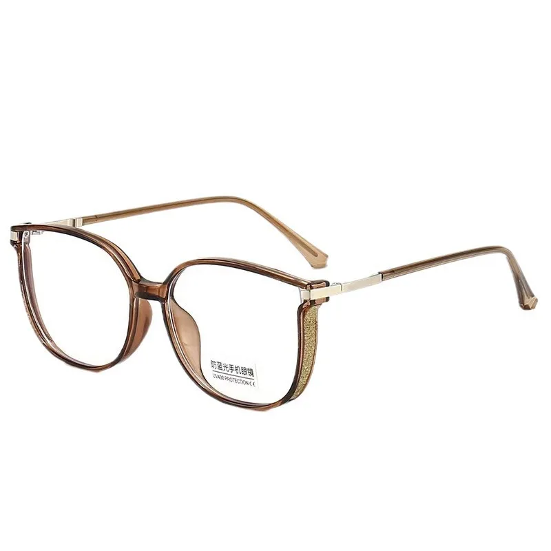 Irregular Trend Big Frame Anti-Blu-ray Glasses Pair PC New Ultra-light Frame