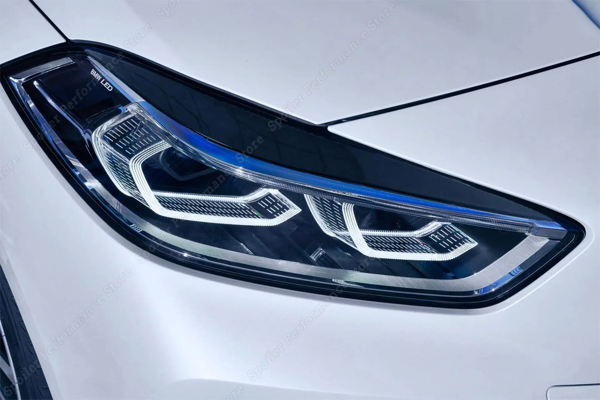 Copricoprifari BMW Serie 1 F40 (2019-2024) - Nero Lucido, In ABS, Con Nastro 3M - Foto 3