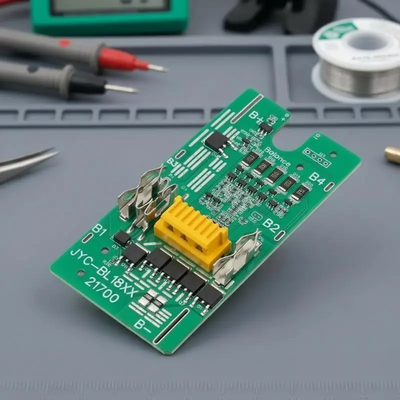 1PC BMS PCBA per batteria agli ioni di litio da 18V, scheda di circuito per bilanciamento e ricarica, compatibile con pacchi batterie agli ioni di litio BL1830 BL1860 BL1890 - immagine 6