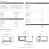 Oven with Dial, 1000W, Stainless Steel.9 CuFt 2