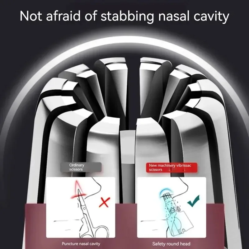 Painless Nose Hair Washable Portable Ear Hair Trimmer Cleaning Without Rusting Trimming Men'S Portable Electric Shaver Low Noise