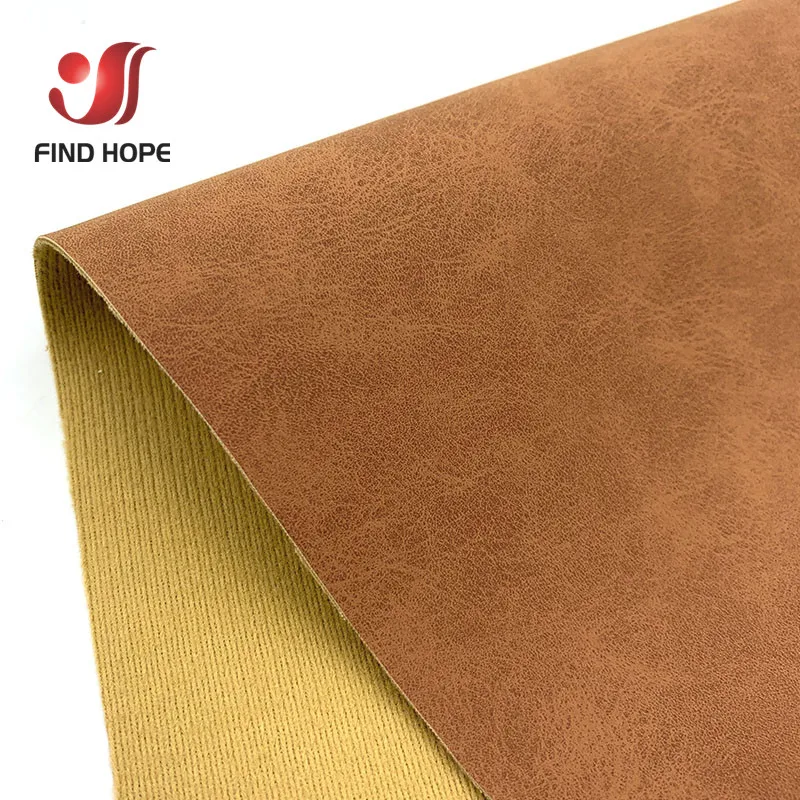 Solid Color Faux Suede Waterproof Synthetic Leather Fabric Roll