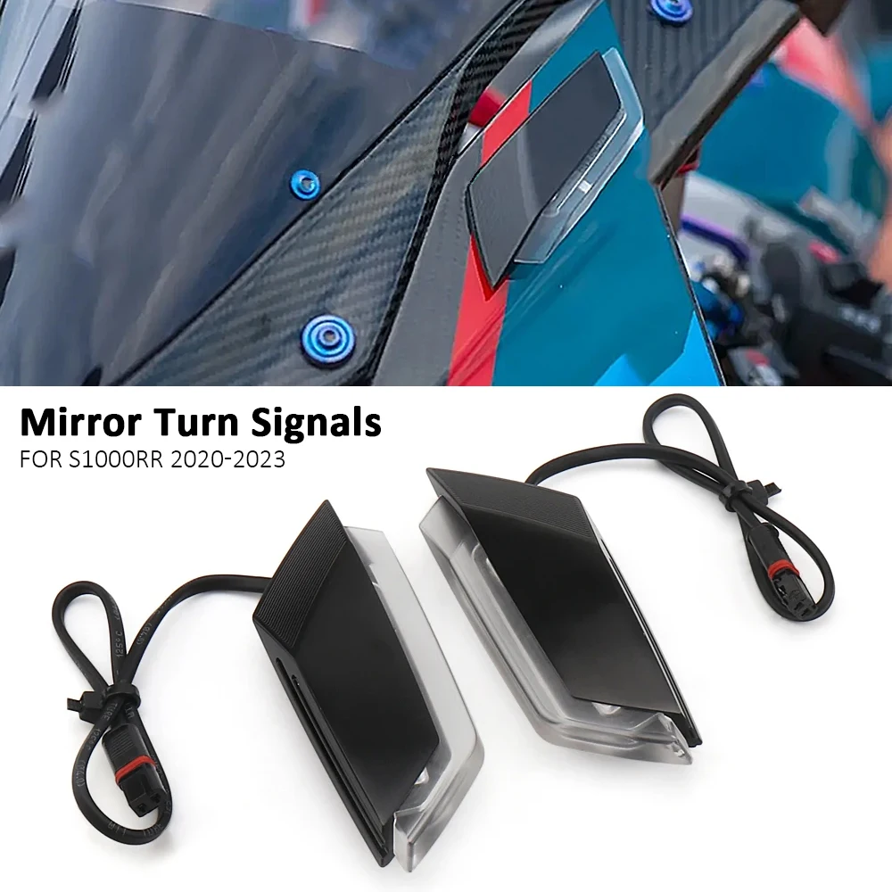 

Front LED Turn Signal Indicator For BMW S1000RR s1000rr S 1000 RR S1000 RR 2020 - 2023 Motorcycle Accessories Light Mirror Block