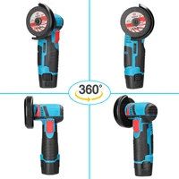 Brushless Angle Grinder Battery Powered 19500Rpm Cordless Home Polishing Machine Diamond Cutting Grinder Electric Power Tools 2