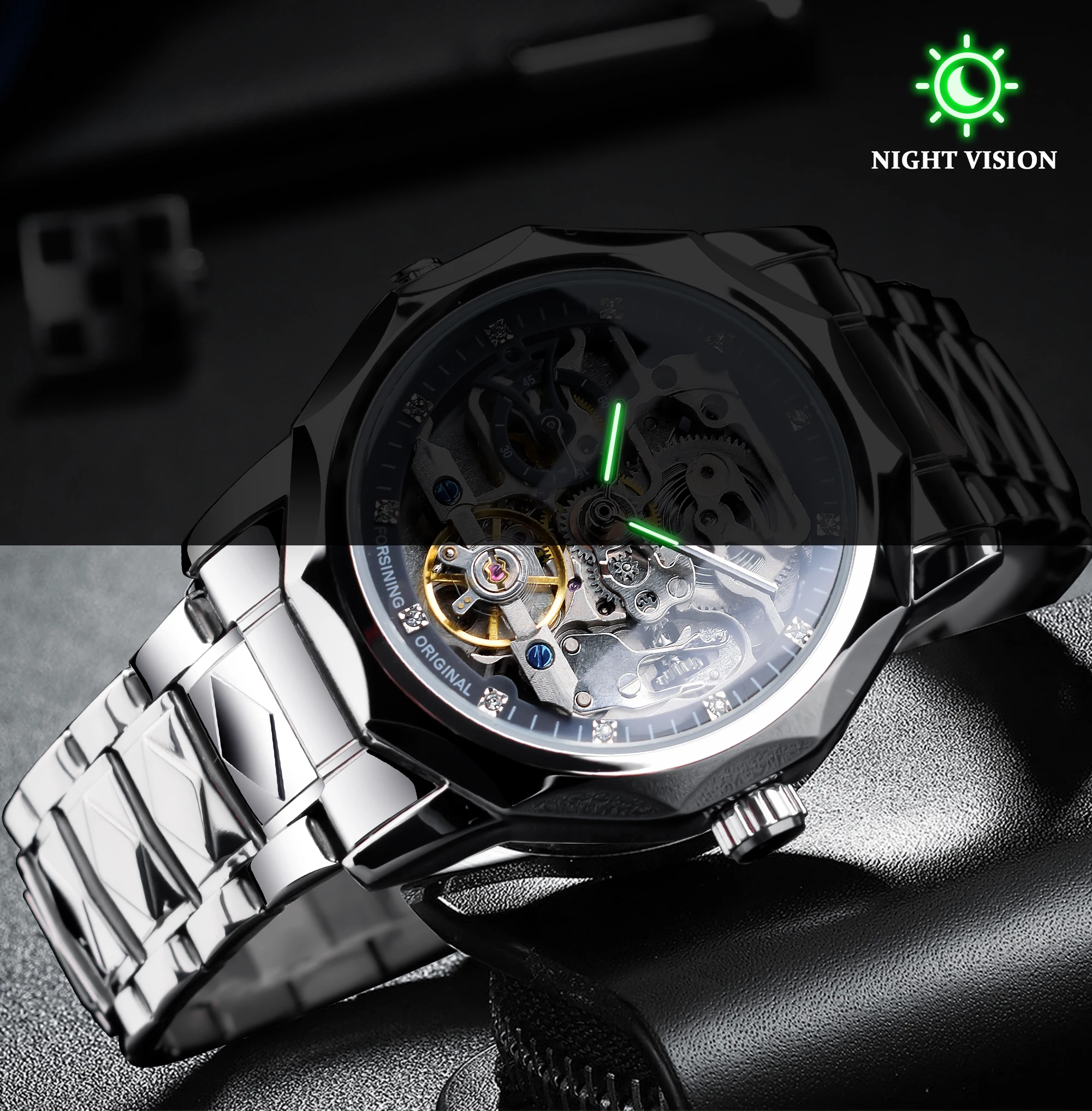 Forsining GMT1238 Automatic Watch description image 4