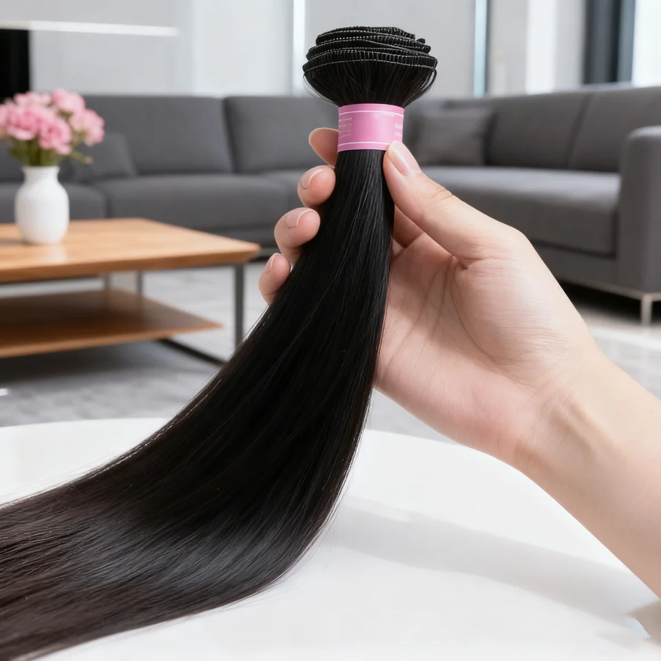 Premium Virgin Straight Human Hair Bundles