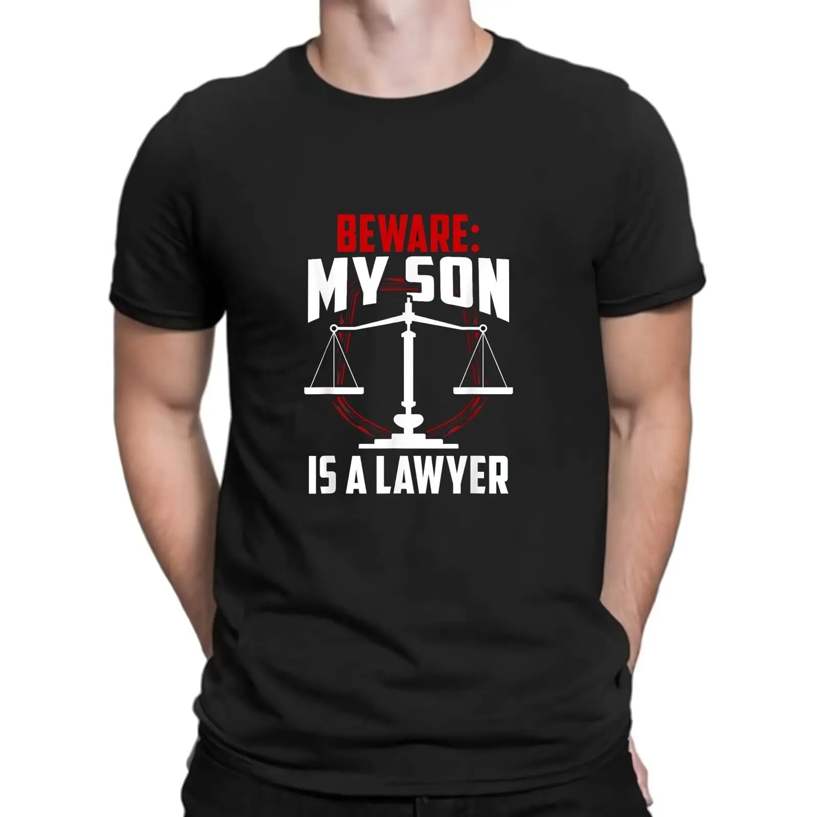 Nuovo Attenzione Mio Figlio È Un Avvocato Avvocato Law Graduation T Shirt S 3Xl Maniche Lunghe O Corte