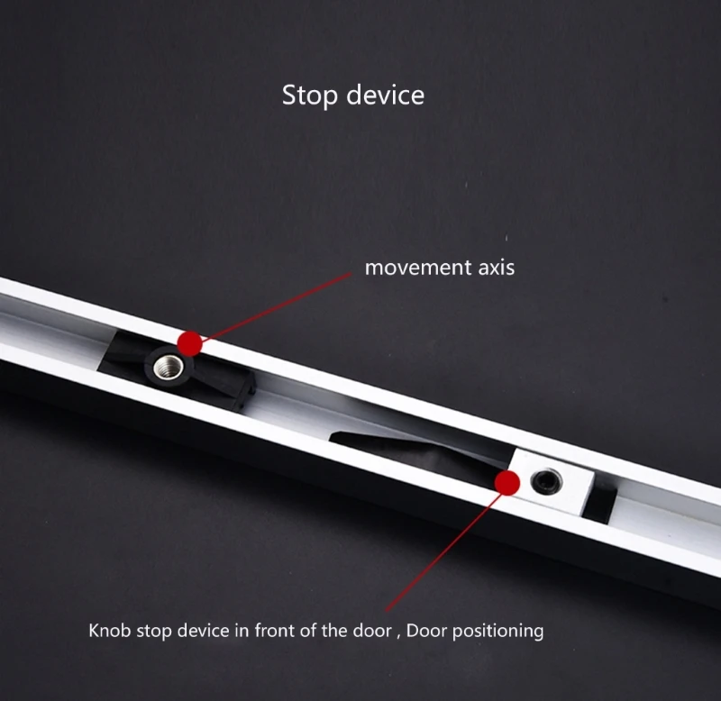 Multipurpose Secure and Quiet Hydraulic Door Closers Invisible Fitting, Adjustable Designs for Residential Use