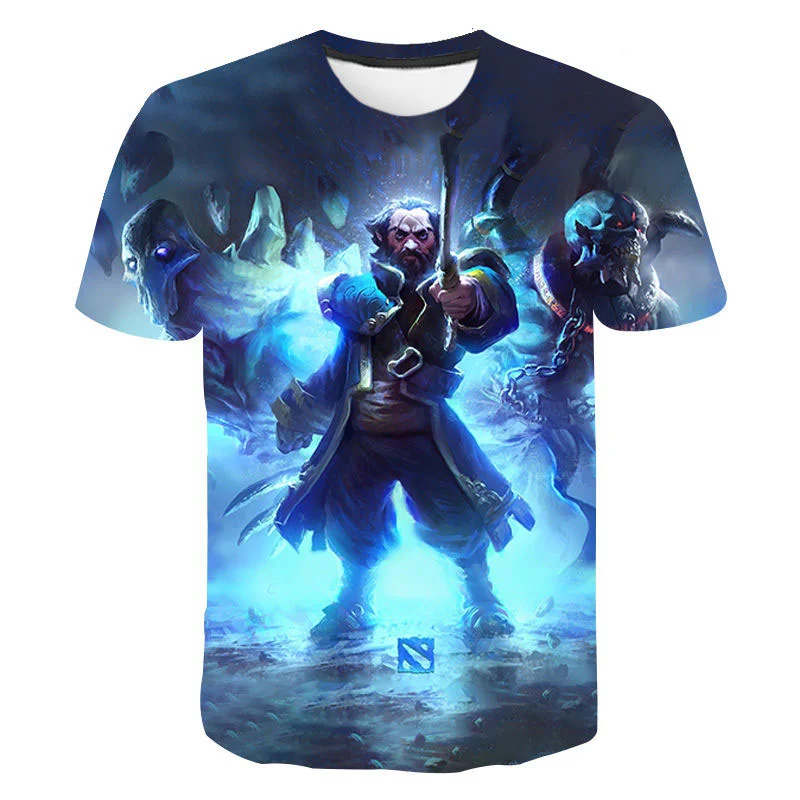 

New T-shirt Men Women Children Dota 2 3D Printe T-shirt Fashion Casual Harajuku Trendy Cartoon Tops Tee Oversized