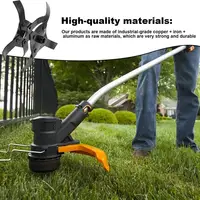 Steel Trimmer Head Precision Ditching Wheel Brush Cutter Rotary Cultivator Tool Hedge Trimmer Lawnmower Accessory Lawn Mower 2