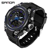 SANDA 739 Sports Men's Watches Top Brand Luxury Military Quartz Watch Men Waterproof S Shock Male Clock relogio masculino 2023 1