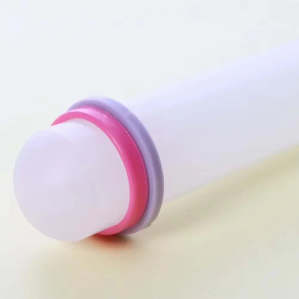 Description Picture 5 of itemWith Anti-slip Band Dough Roller Fondant Non Stick PP Biscuit Rolling Pin Food Grade Circled Plastic Rolling Pin Baking Tool